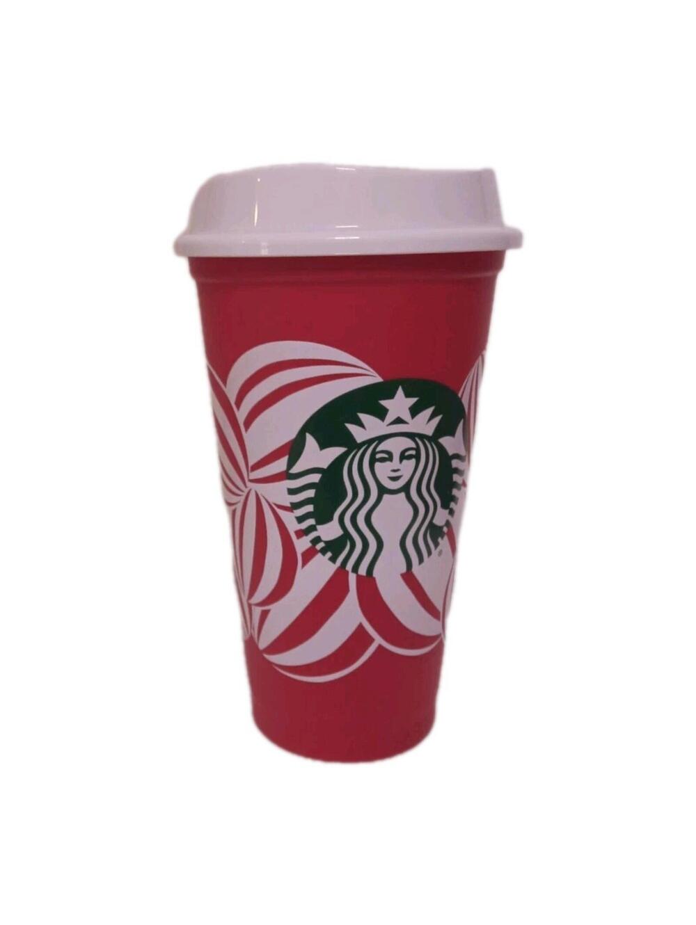 NEW! Starbucks Holiday 2024 RED CUP DAY - 16 oz Reusable Hot Cup Collectible